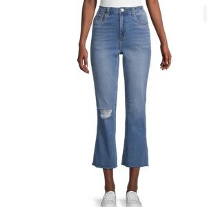 Avec Les Filles Women's High-Rise Cropped Straight Jeans 29